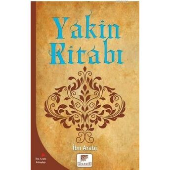 Yakin Kitabı Muhyiddin Ibn Arabi