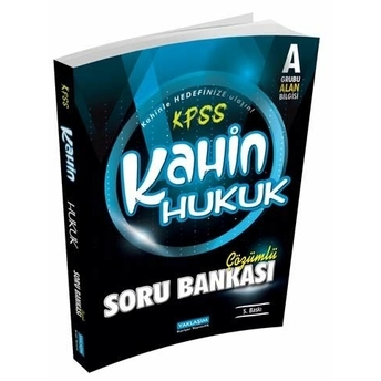 Yaklaşım Kariyer Yayınları Kpss A Kahin Hukuk Çözümlü Soru Bankası Komisyon