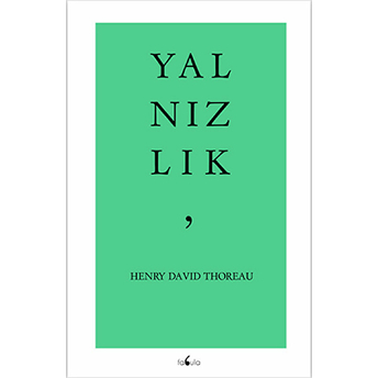 Yalnızlık Henry David Thoreau