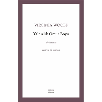 Yalnızlık Ömür Boyu Virginia Woolf