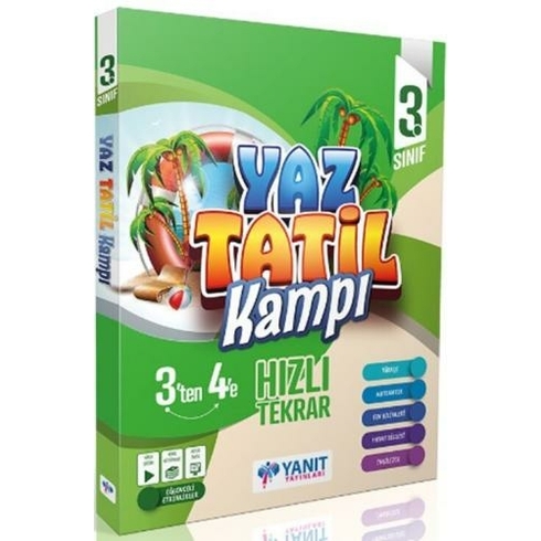 Yanıt Yayınları 3. Sınıf Yaz Tatil Kamp Kitabı