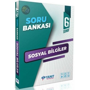 Yanıt Yayınları 6. Sınıf Sosyal Bilgiler Soru Bankası Komisyon