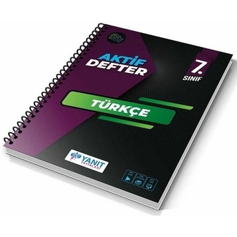 Yanıt Yayınları 7. Sınıf Türkçe Aktif Defter Komisyon