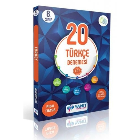 Yanıt Yayınları 8. Sınıf 20 Türkçe Denemesi Video Çözümlü