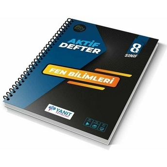 Yanıt Yayınları 8. Sınıf Fen Bilimleri Aktif Defter Komisyon