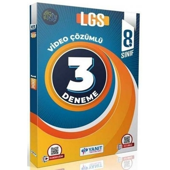 Yanıt Yayınları 8. Sınıf Lgs 3 Deneme Video Çözümlü Komisyon