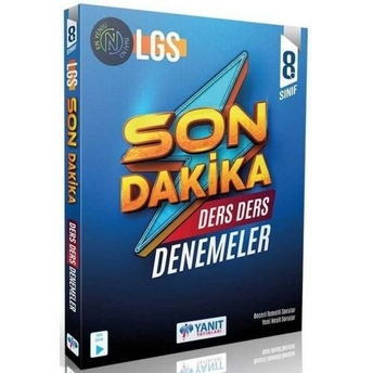 Yanıt Yayınları 8. Sınıf Lgs Tüm Dersler Son Dakika Ders Ders Denemeleri Komisyon