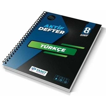 Yanıt Yayınları 8. Sınıf Türkçe Aktif Defter Komisyon