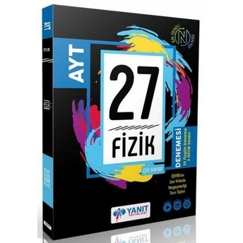 Yanıt Yayınları Ayt Fizik 27 Deneme Komisyon