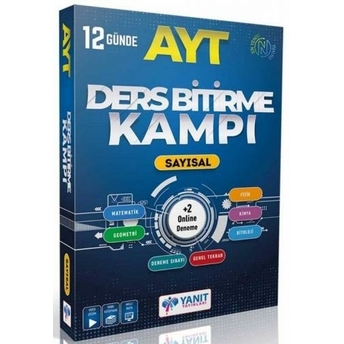 Yanıt Yayınları Ayt Sayısal 12 Günde Ders Bitirme Kampı Komisyon