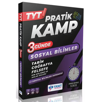 Yanıt Yayınları Tyt 3 Günde Sosyal Bilimler Pratik Kamp Komisyon