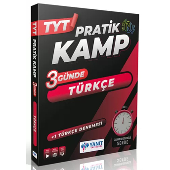 Yanıt Yayınları Tyt 3 Günde Türkçe Pratik Kamp Komisyon