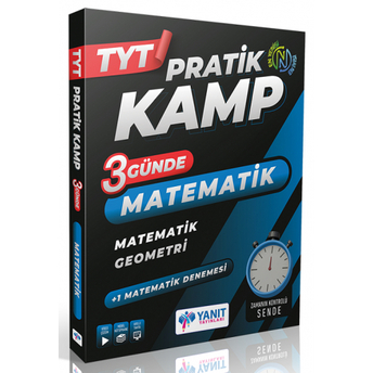 Yanıt Yayınları Tyt Matematik 3 Günde Pratik Kamp Kitabı Komisyon