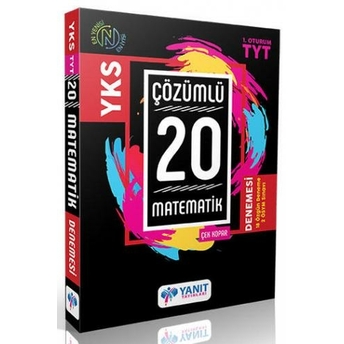 Yanıt Yayınları Tyt Matematik Çözümlü 20 Deneme Komisyon