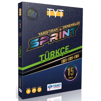 Yanıt Yayınları Tyt Türkçe Sprint 15 Deneme Video Çözümlü Komisyon