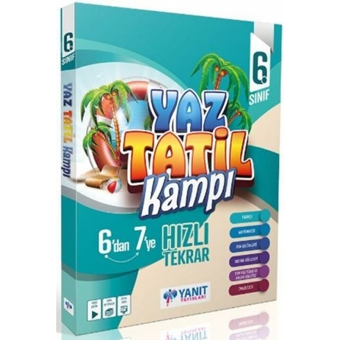 Yanıt Yayınları Yanıt 6. Sınıf Yaz Tatil Kitabı