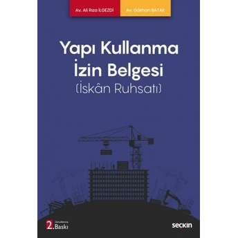 Yapı Kullanma Izin Belgesi Ali Rıza Ilgezdi