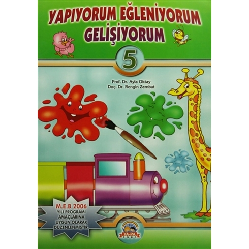 Yapıyorum Eğleniyorum Gelişiyorum 5 (3-4 Yaş) Ciltli Ayla Oktay