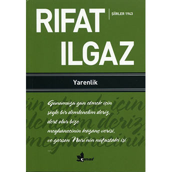 Yarenlik Şiirler 1943 Rıfat Ilgaz