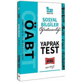 Yargı 2022 Öabt Sosyal Bilgiler Öğretmenliği Yaprak Test (Iadesiz)