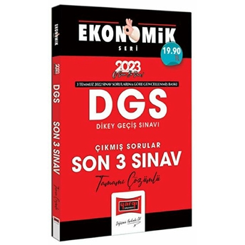 Yargı 2023 Dgs Ekonomik Seri Tamamı Çözümlü Son 3 Yıl Çıkmış Sınav Soruları