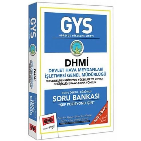 Yargı Yayınevi 2020 Gys Dhmi Devlet Hava Meydanları Işletmesi Konu Özetli Çözümlü Soru Bankası