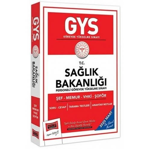 Yargı Yayınevi 2020 Gys T.c.sağlık Bakanlığı Şef-Memur-Vhki-Şoför Soru Cevap Kitabı