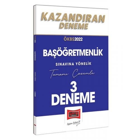 Yargı Yayınevi 2022 Başöğretmenlik Sınavına Yönelik Tamamı Çözümlü Kazandıran 3 Denem