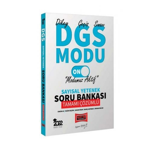 Yargı Yayınevi 2022 Dgs Modu Sayısal Yetenek Tamamı Çözümlü Soru