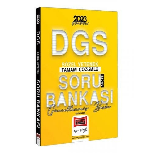 Yargı Yayınevi 2023 Dgs Soru Avcısı Tamamı Çözümlü Sözel Yetenek Soru Bankası