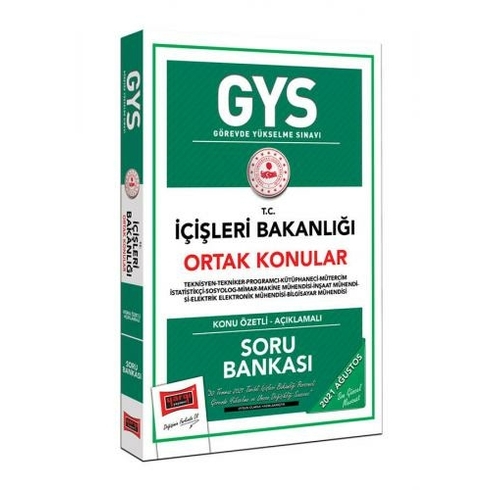 Yargı Yayınevi Genel Yetenek Içişleri Bakanlığı Ortak Konular Konu Özetli Soru Bankası