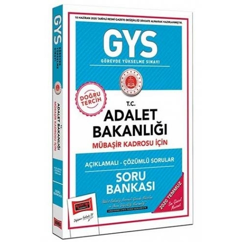 Yargı Yayınevi Gys T.c. Adalet Bakanlığı Mübaşir Kadrosu Için Açıklamalı Soru Bankası