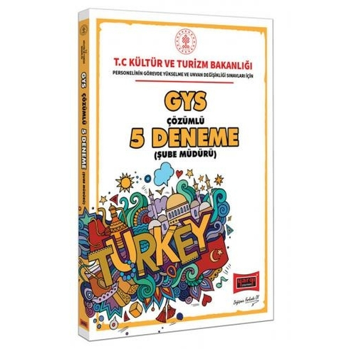 Yargı Yayınevi Gys T.c. Kültür Ve Turizm Bakanlığı Şube Müdürü Için Çözümlü 5 Deneme