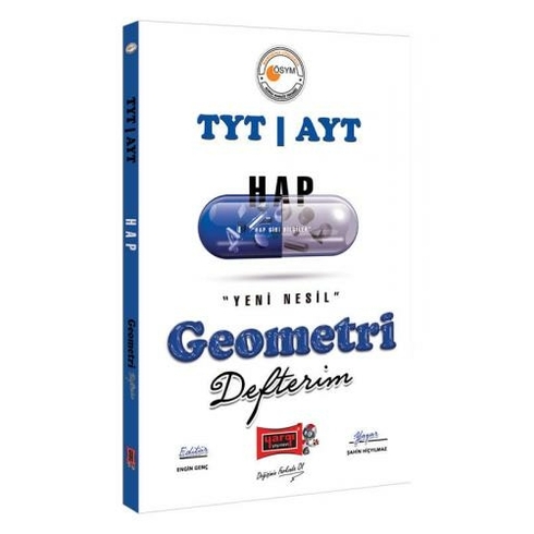 Yargı Yayınevi Hap Tyt Ayt Geometri Defterim