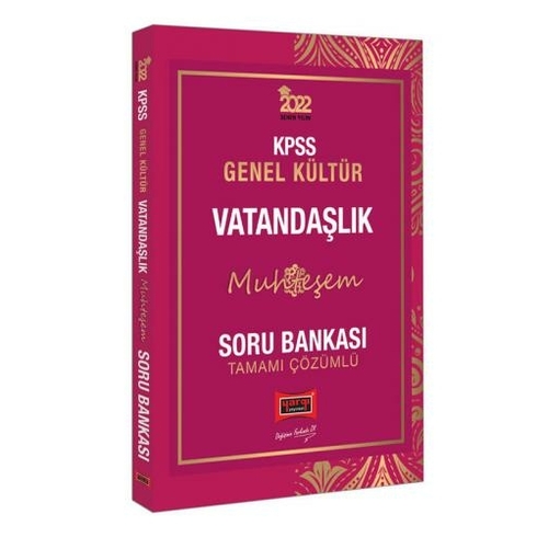 Yargı Yayınevi Kpss 2022 Genel Kültür Muhteşem Vatandaşlık Tamamı Çözümlü Soru Bankası