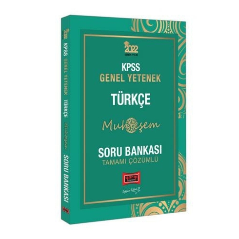 Yargı Yayınevi Kpss 2022 Genel Yetenek Muhteşem Türkçe Tamamı Çözümlü Soru Bankası