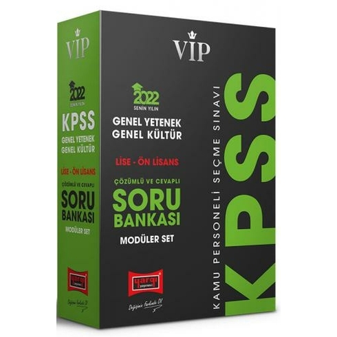 Yargı Yayınevi Kpss 2022 Vip Genel Yetenek Genel Kültür Lise Ön Lisans Modüler Soru Bankası