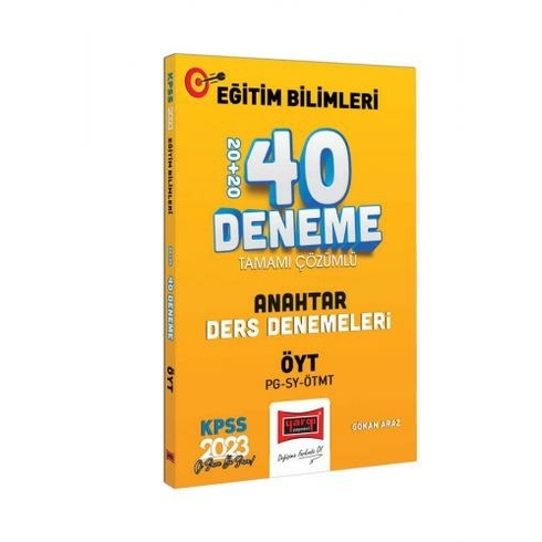 Yargı Yayınevi Kpss 2023 Eb Öyt Ve Pg Sınıf Yönetimi Materyal Geliştirme Anahtar Ders Denemeleri 40 Deneme