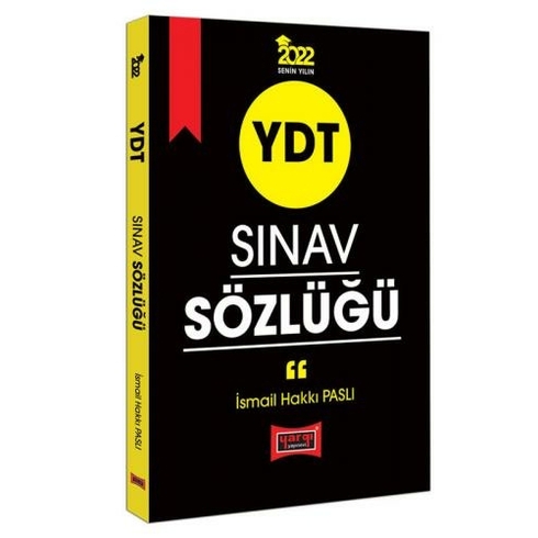 Yargı Yayınevi Ydt 2022 Sınav Sözlüğü - Ismail Hakkı Paslı