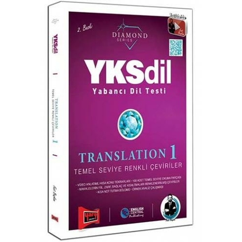 Yargı Yayınevi Yksdil Yabancı Dil Testi Translation 1 Temel Seviye Renkli Çeviriler - Fuat Başkan 