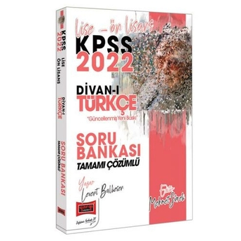 Yargı Yayınları 2022 Kpss Lise Ön Lisans Divanı Türkçe Tamamı Çözümlü Soru Bankası Levent Balkesen