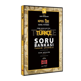 ​Yargı Yayınları 2022 Kpss Türkçe Son Düzlük Tamamı Çözümlü Soru Bankası Zarif Yoldaş Kurt