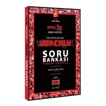 ​Yargı Yayınları 2022 Kpss Vatandaşlık Son Düzlük Tamamı Çözümlü Soru Bankası Umut Kerse