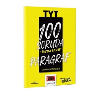 Yargı Yayınları 2023 100 Soruda Ösym Tarzı Tyt Paragraf Tamamı Çözümlü Soru Bankası Engin Genç