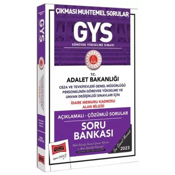 Yargı Yayınları 2023 Adalet Bakanlığı Ceza Ve Tevkifevleri Genel Müdürlüğü Idare Memuru Kadrosu Alan Bilgisi Için Açıklamalı Soru Bankası Komisyon