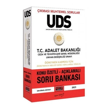 Yargı Yayınları 2023 Adalet Bakanlığı Ceza Ve Tevkifevleri Genel Müdürlüğü Uds Öğretmen Kadrosu Için Öğretmenlik Mesleği Genel Konulara Yönelik Konu Özetli Açıklamalı Soru Bankası Komisyon