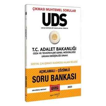 Yargı Yayınları 2023 Adalet Bakanlığı Ceza Ve Tevkifevleri Genel Müdürlüğü Unvan Değişikliği Sınavı Uds Sosyal Çalışmacı Kadrosu Alan Bilgisi Için Açıklamalı Çözümlü Soru Bankası Komisyon