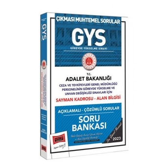 Yargı Yayınları 2023 Adalet Bakanlığı Gys Ceza Ve Tevkifevleri Genel Müdürlüğü Sayman Kadrosu Için Alan Bilgisi Açıklamalı Çözümlü Sorular Komisyon