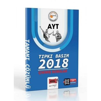 Yargı Yayınları 2023 Baskı (2018 Yılı Ayt Tıpkı Basım) Çıkmış Sorular Komisyon