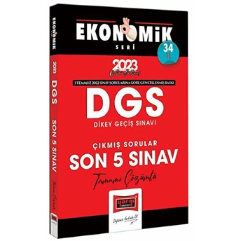 Yargı Yayınları 2023 Dgs Ekonomik Seri Tamamı Çözümlü Son 5 Yıl Çıkmış Sınav Soruları